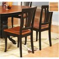 Wooden Imports Furniture AVON11-WC-OAK 2 Avon Chair Wood Seat - Oak AVC-OAK-W
